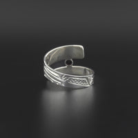 Killerwhale - Silver Ring with Onyx