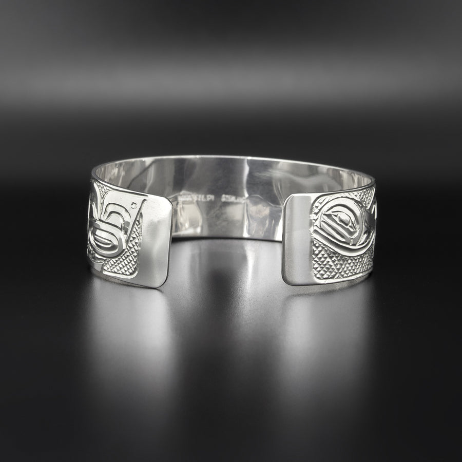 Killerwhale Pod - Silver Bracelet