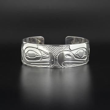 Raven and Eagle - Silver Bracelet