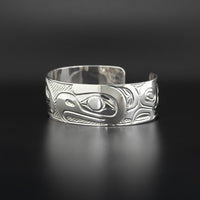 Raven and Eagle - Silver Bracelet
