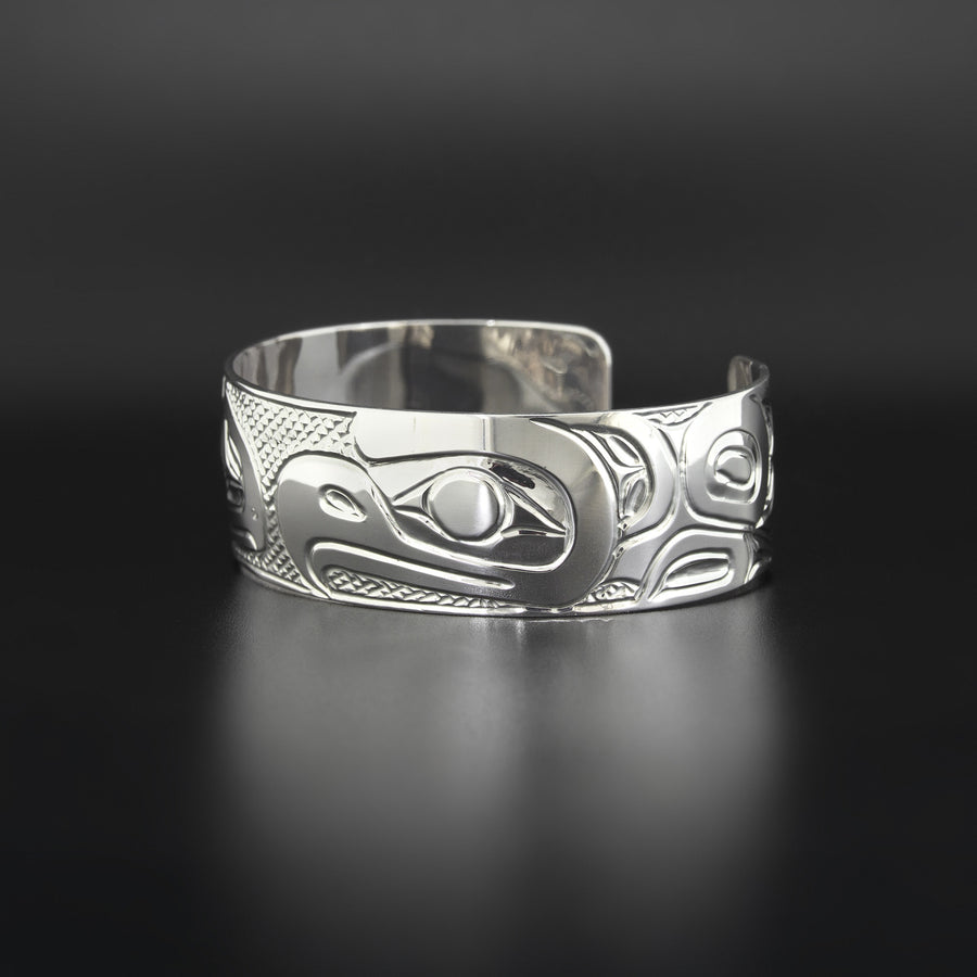 Raven and Eagle - Silver Bracelet