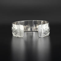 Raven and Eagle - Silver Bracelet
