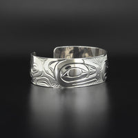 Raven and Eagle - Silver Bracelet