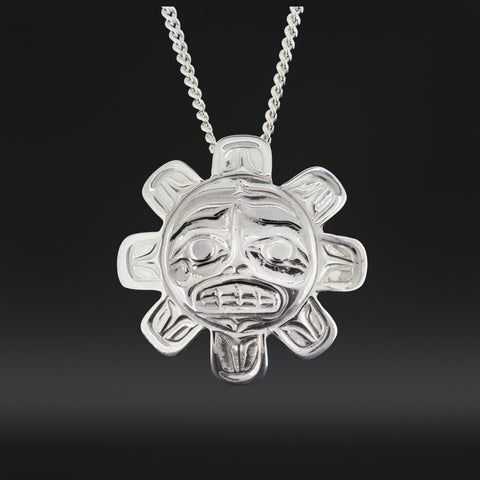 Sun - Silver Pendant