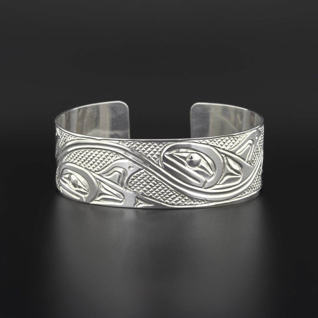 Pod of Whales - Silver Bracelet