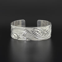 Pod of Whales - Silver Bracelet
