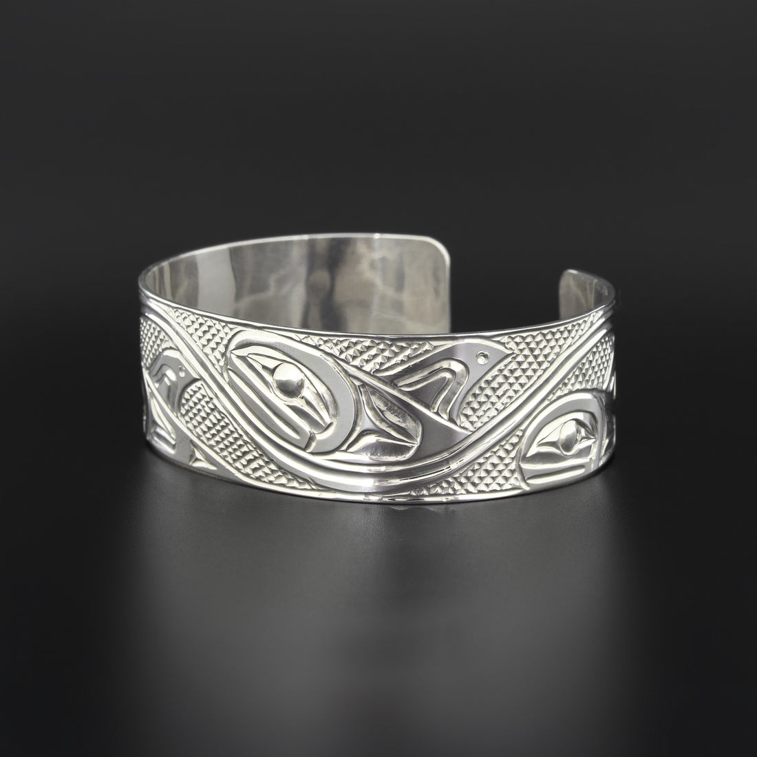 Pod of Whales - Silver Bracelet