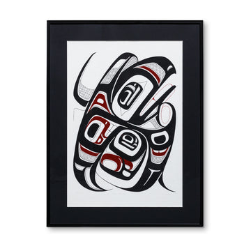 Raven-Trickster - Framed Original Painting