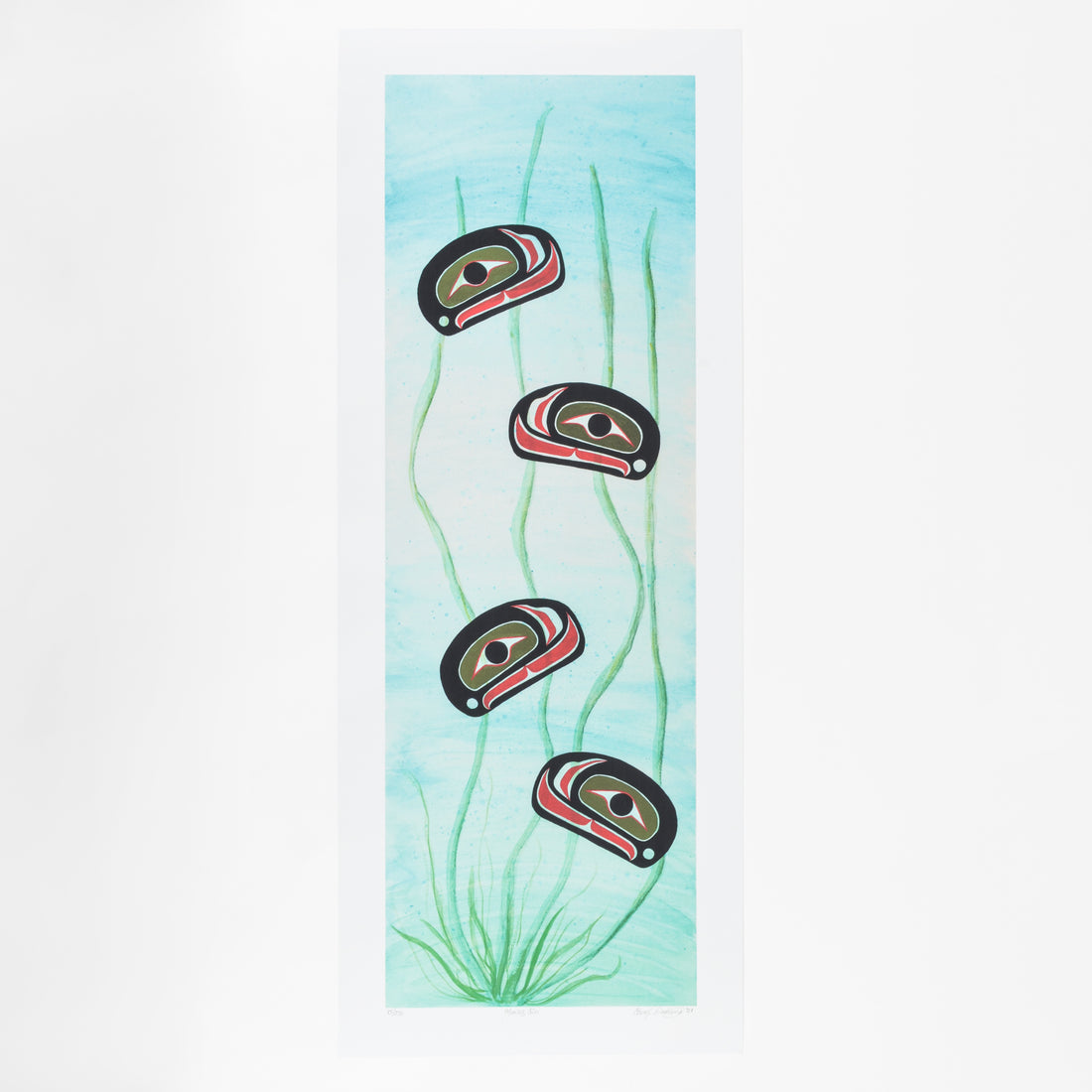 Four Salmon Eggs - Limited Edition Print