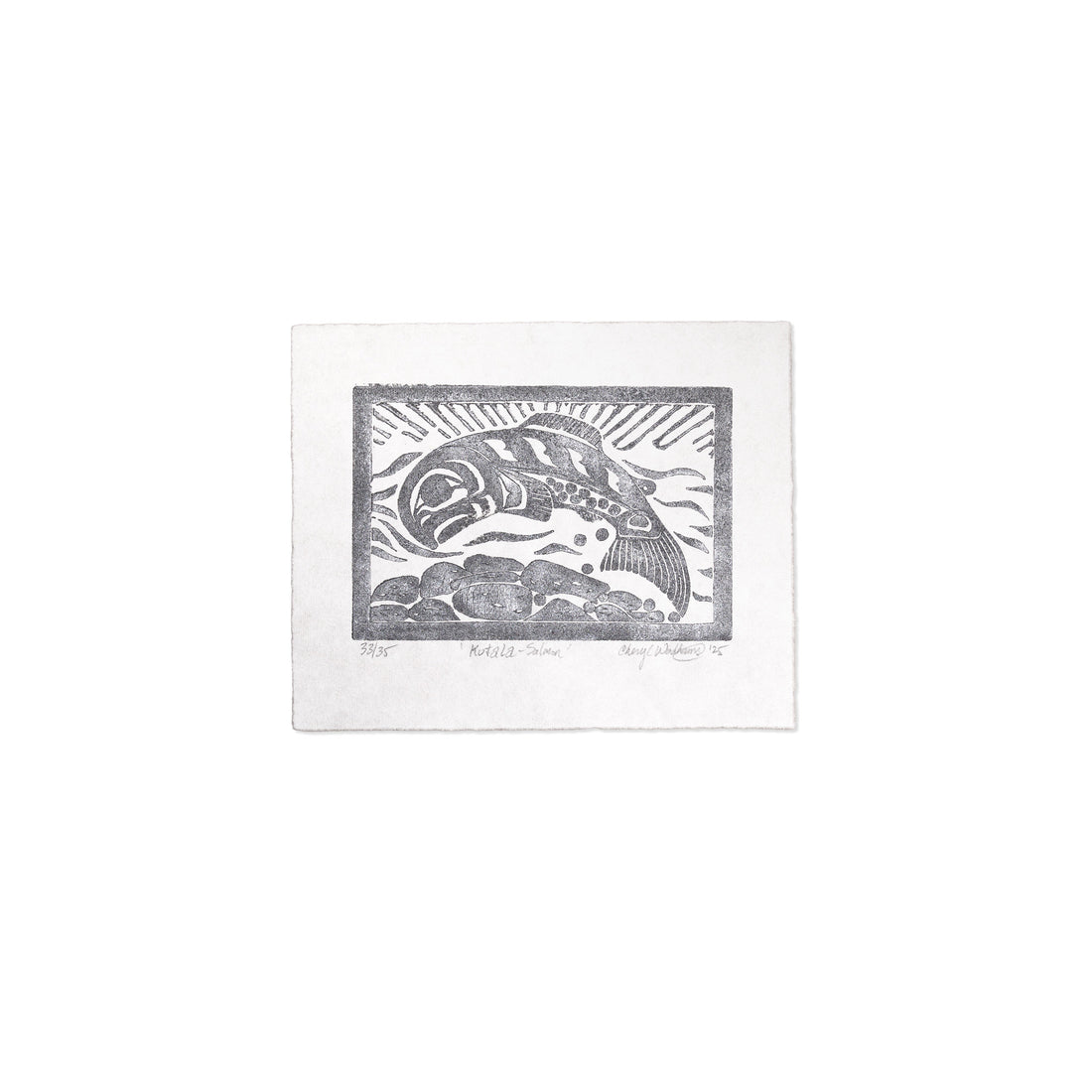 Kutala-Salmon - Limited Edition Print