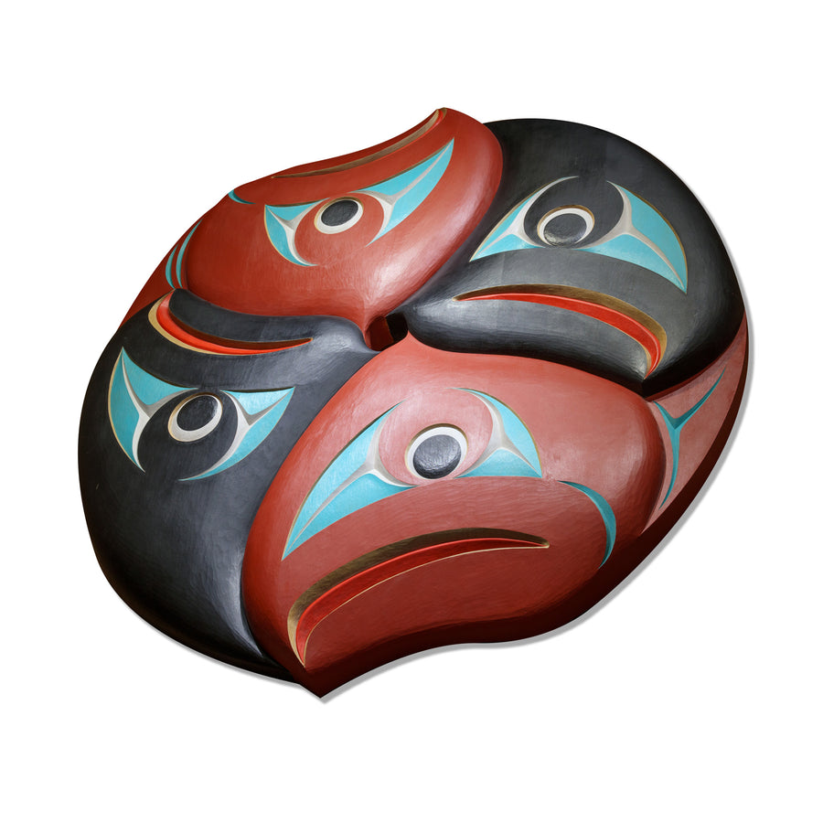 Chinook Whorl - Red Cedar Spindle Whorl