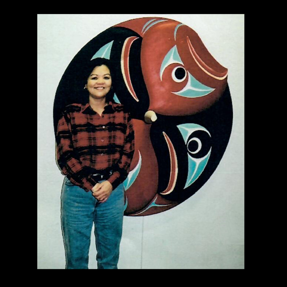 Chinook Whorl - Red Cedar Spindle Whorl