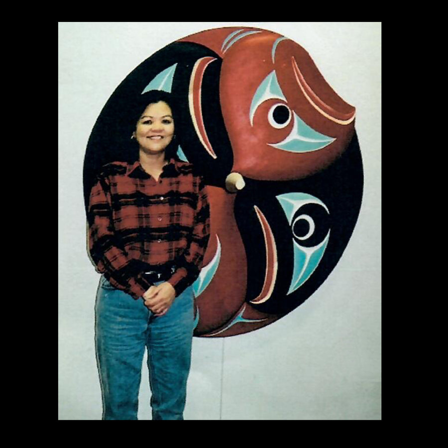 Chinook Whorl - Red Cedar Spindle Whorl
