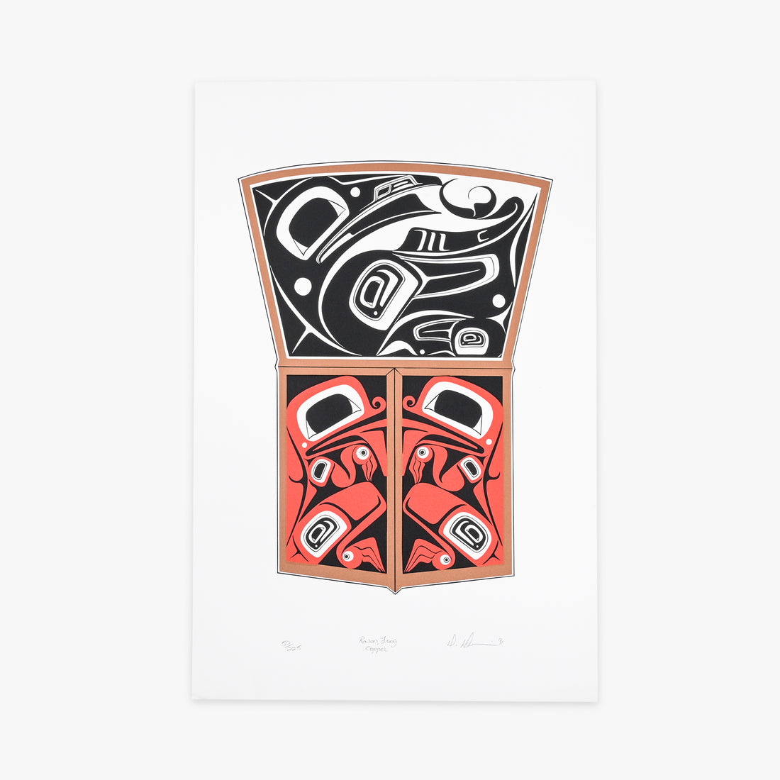 Raven Frog Copper - Limited Edition Print