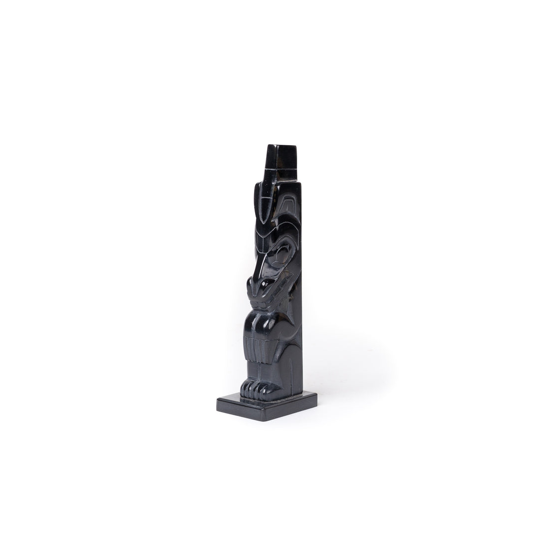 Wolf - Argillite Model Pole