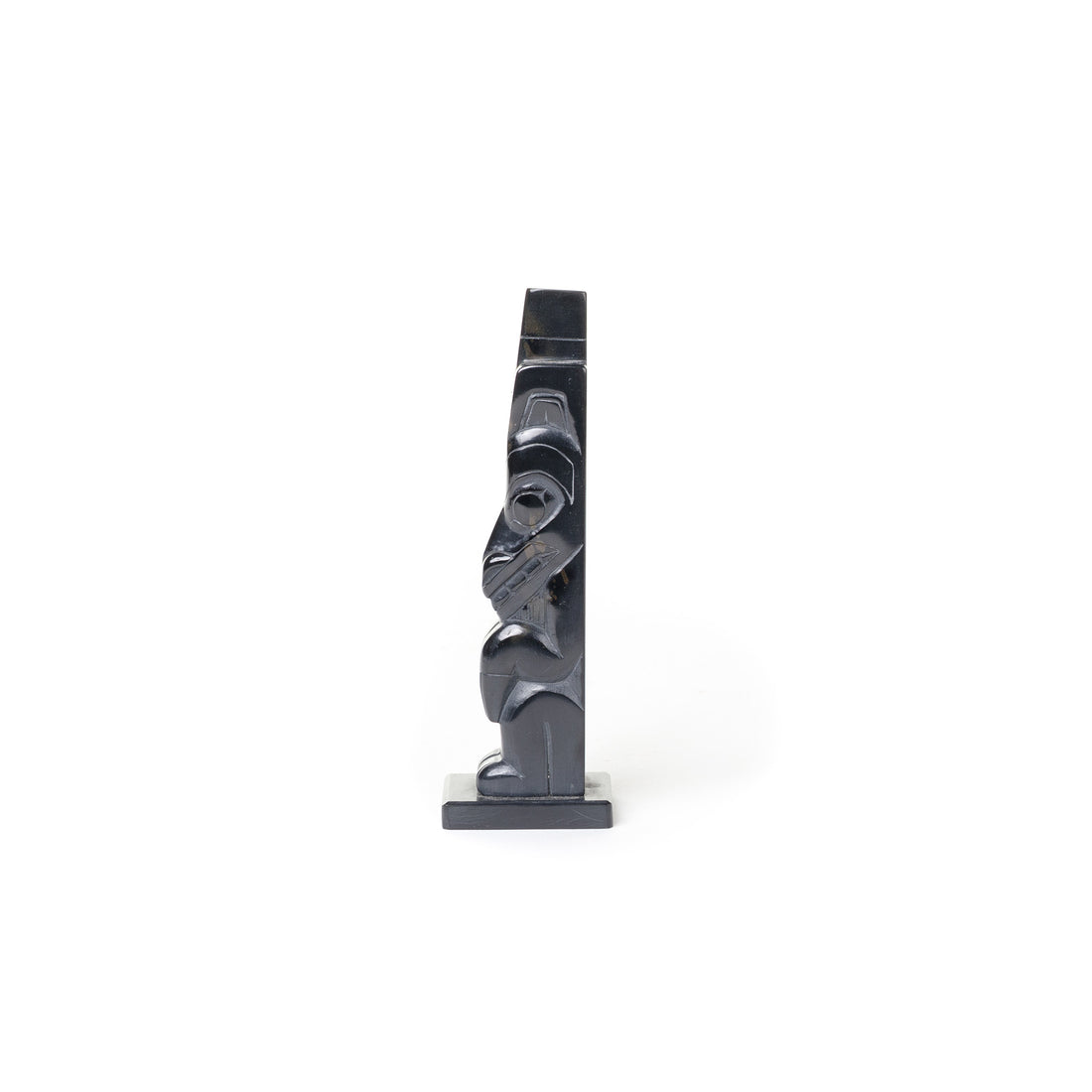 Wolf - Argillite Model Pole