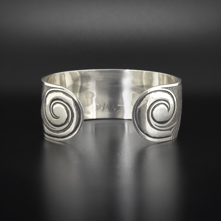 Humpback Breaching - Silver Bracelet