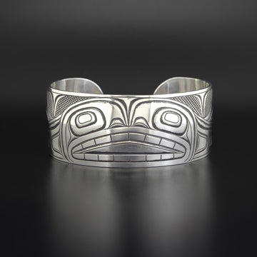 Killerwhale on the Hunt - Silver Bracelet