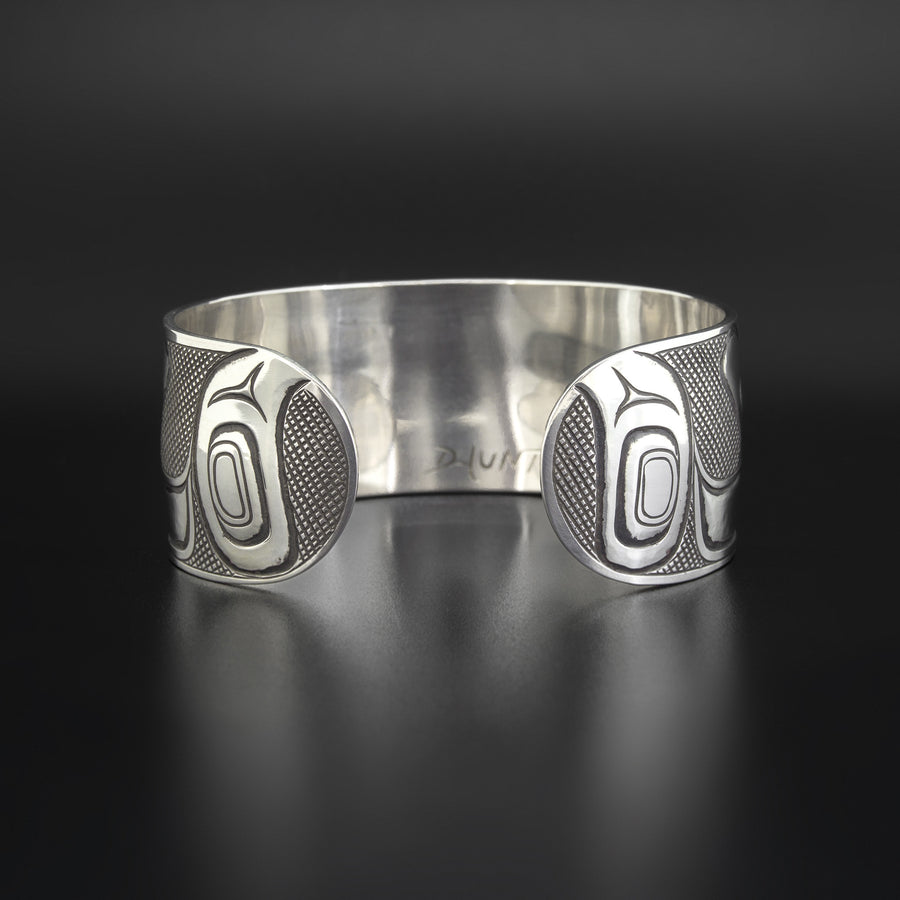 Killerwhale on the Hunt - Silver Bracelet