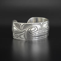 Killerwhale on the Hunt - Silver Bracelet