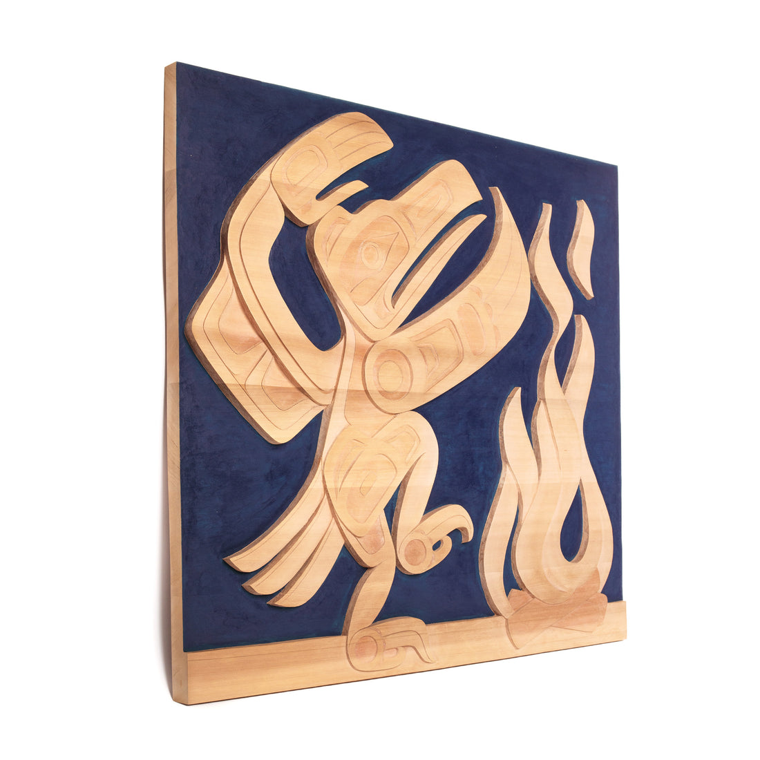 Raven Dancer - Red Cedar Panel