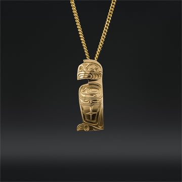 Eagle - 14k Gold Pendant