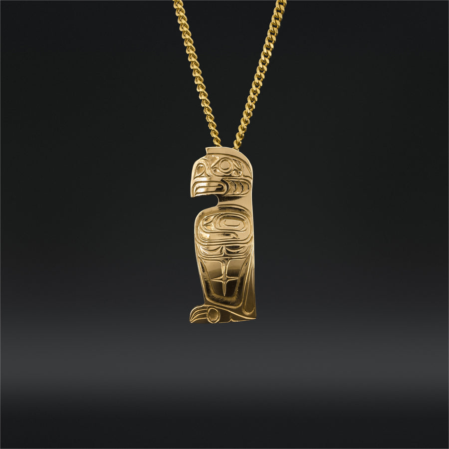 Eagle - 14k Gold Pendant