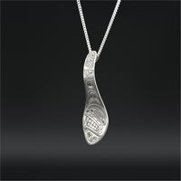 Whale - Silver Spoon Pendant