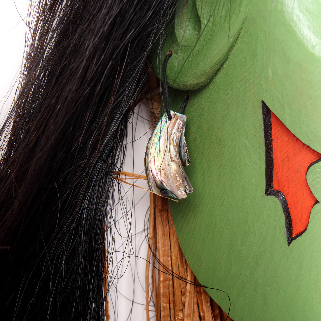 Man Transforming into Bukwis - Red Cedar Mask