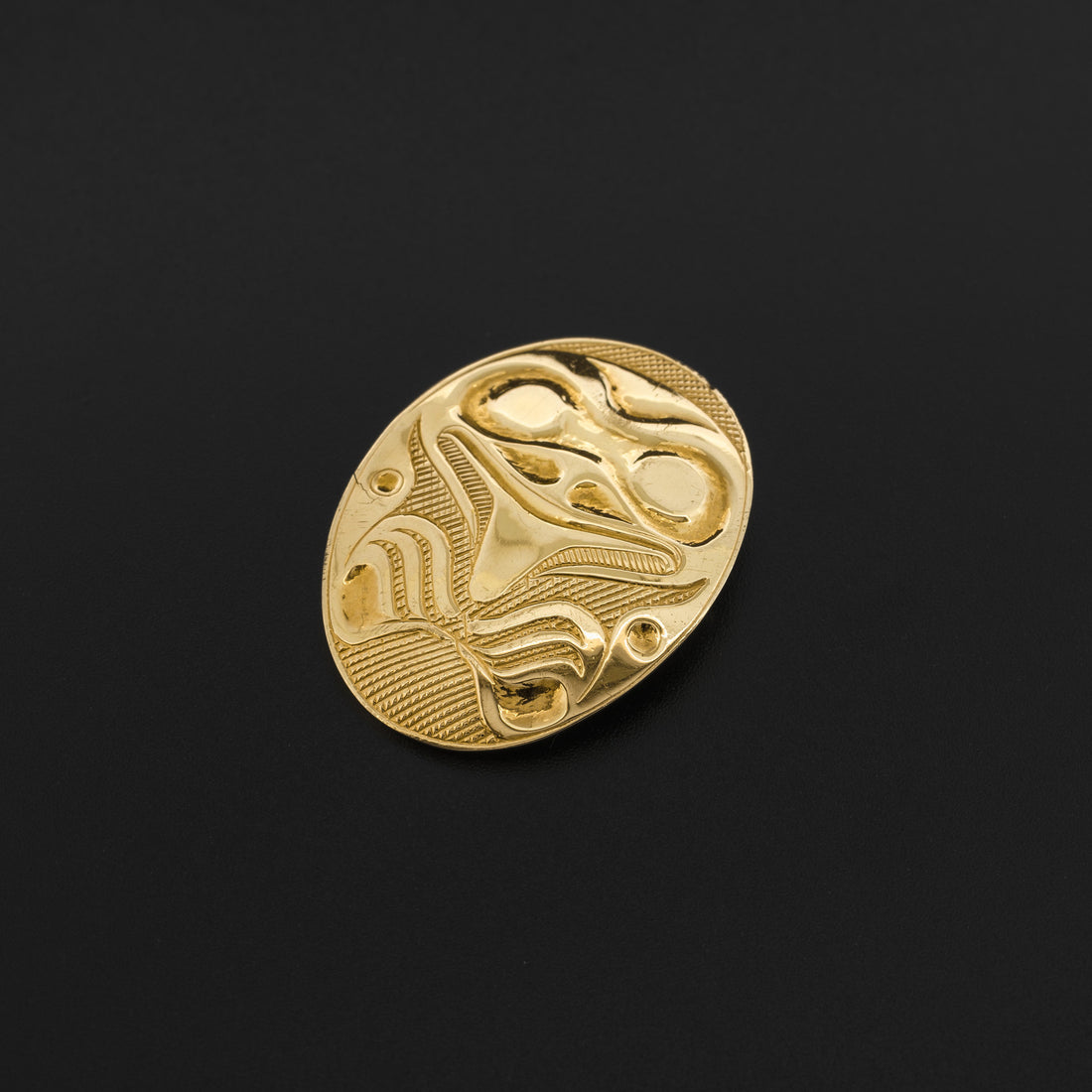 Frog - 14k Brooch