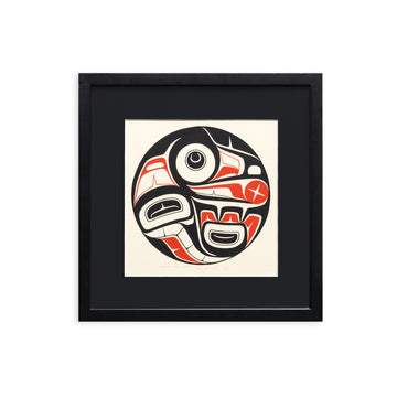 Raven with Sun - Framed Limited Edition Print