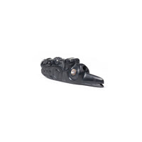 Killerwhale Raven - Argillite Pipe with Abalone