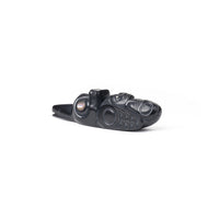 Killerwhale Raven - Argillite Pipe with Abalone