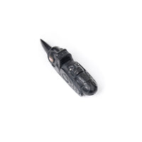 Killerwhale Raven - Argillite Pipe with Abalone
