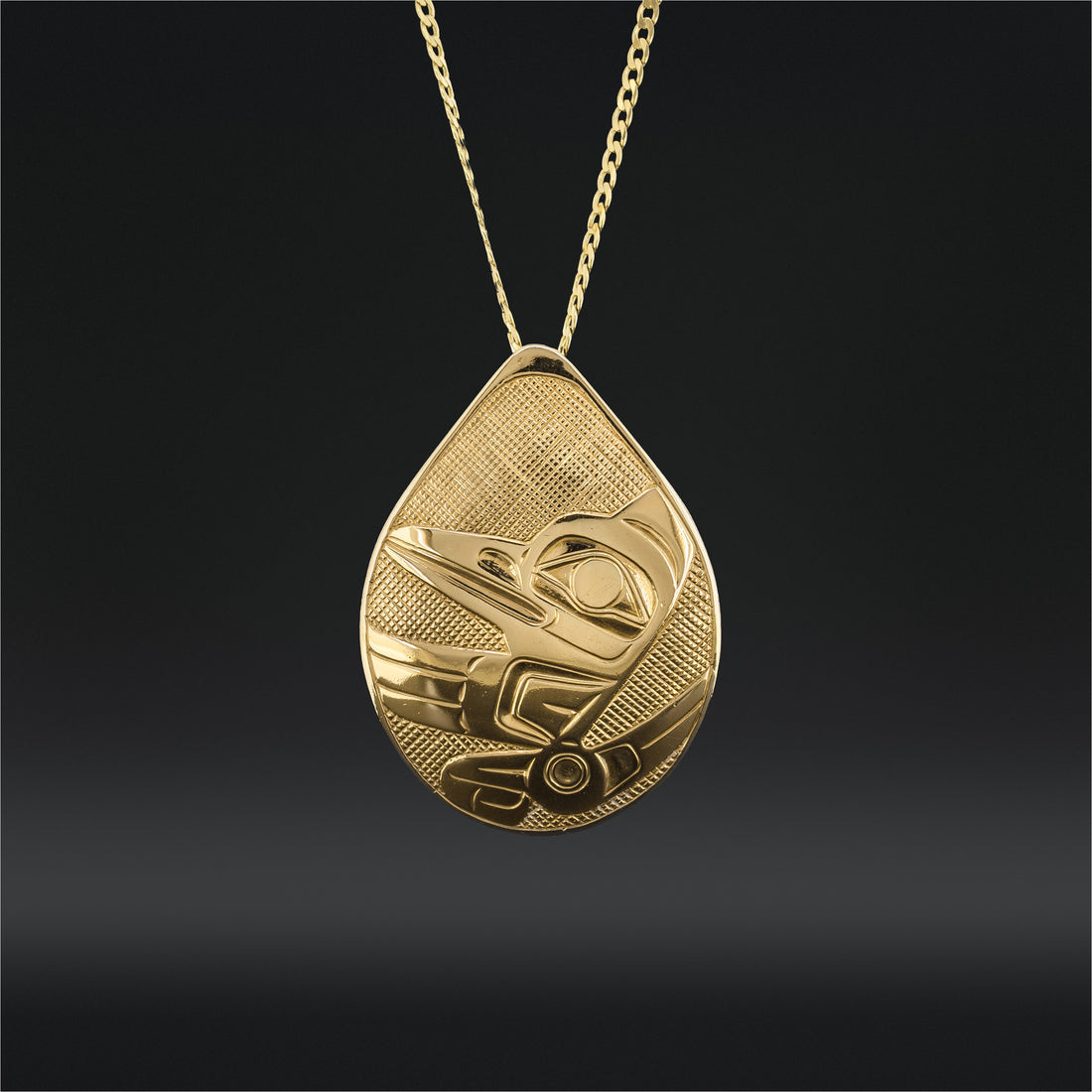 Hummingbird - 14k Gold Pendant