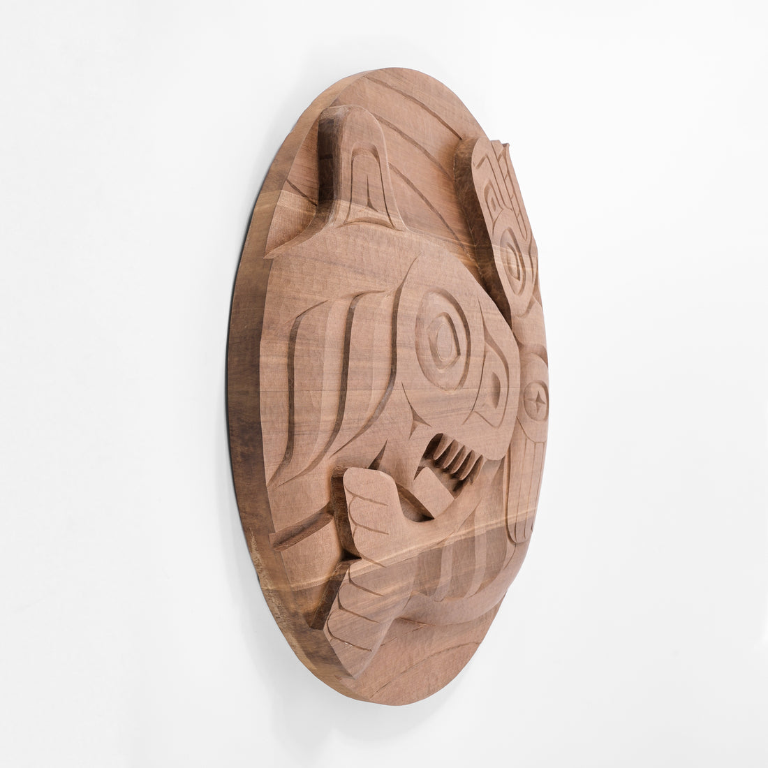 Orca Hunting Sealion - Red Cedar Panel