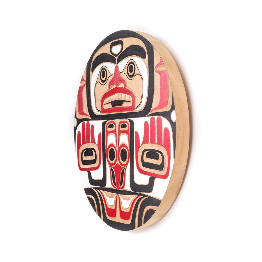 Abstract Human - Red Cedar Panel
