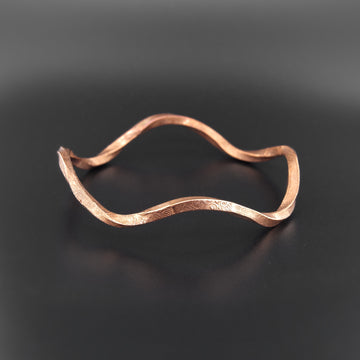 Abstract - Copper Bangle One
