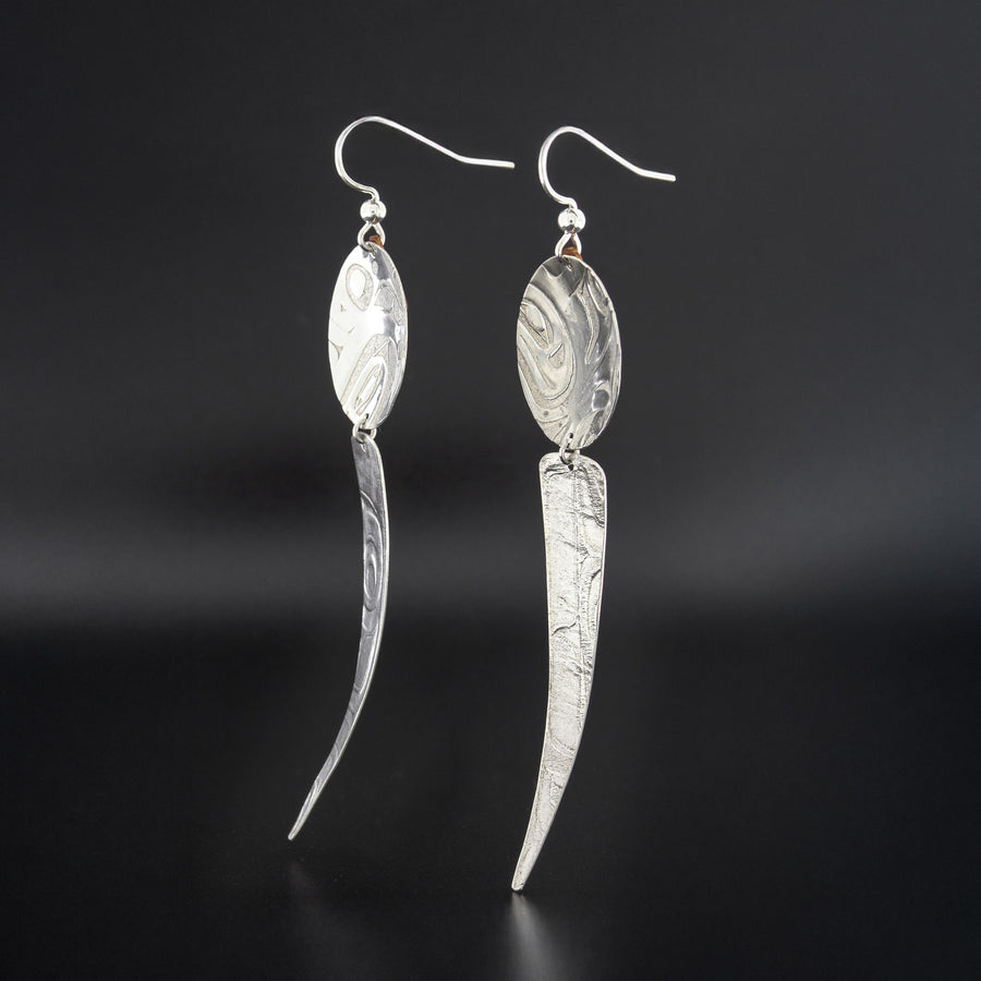 Abstract - Silver Earrings