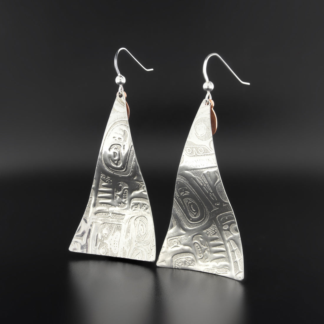 Abstract - Silver Earrings