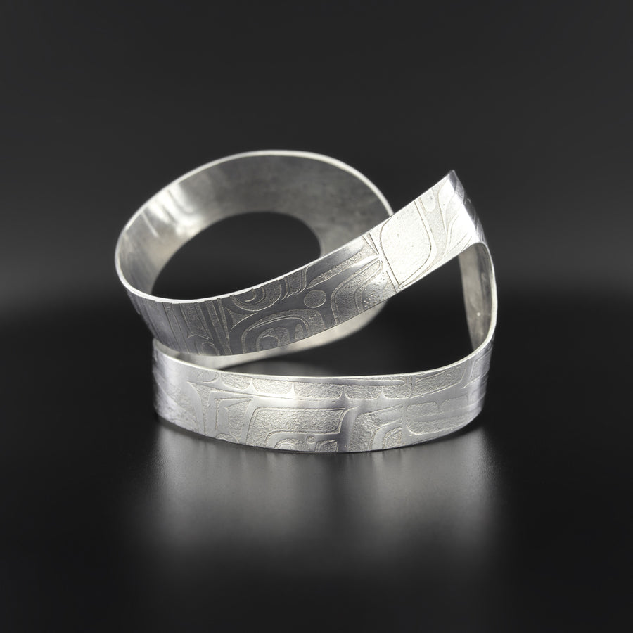 Abstract - Silver Bracelet