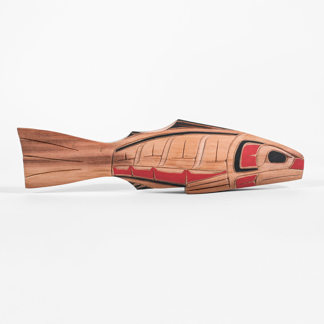 Salmon - Red Cedar Sculpture