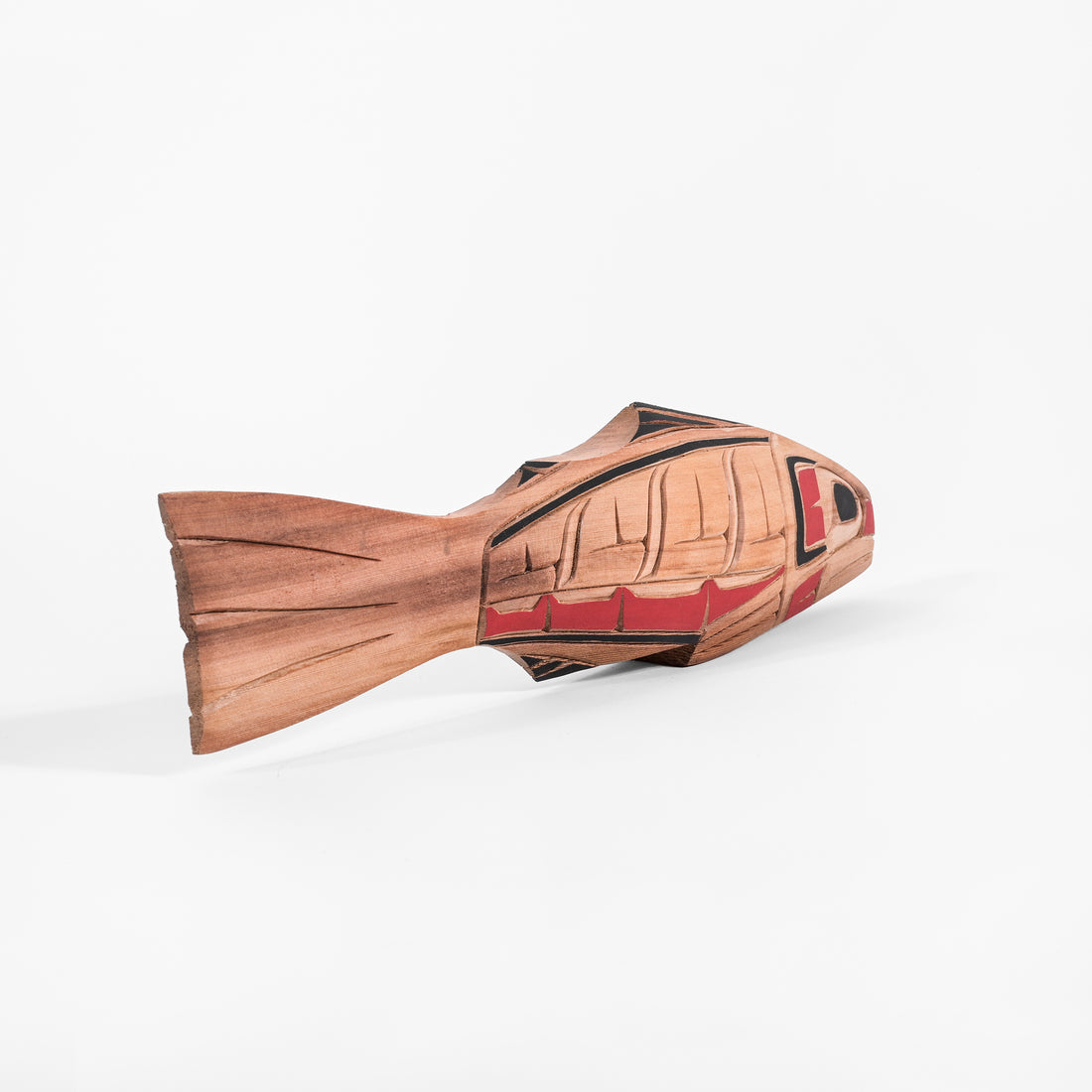 Salmon - Red Cedar Sculpture