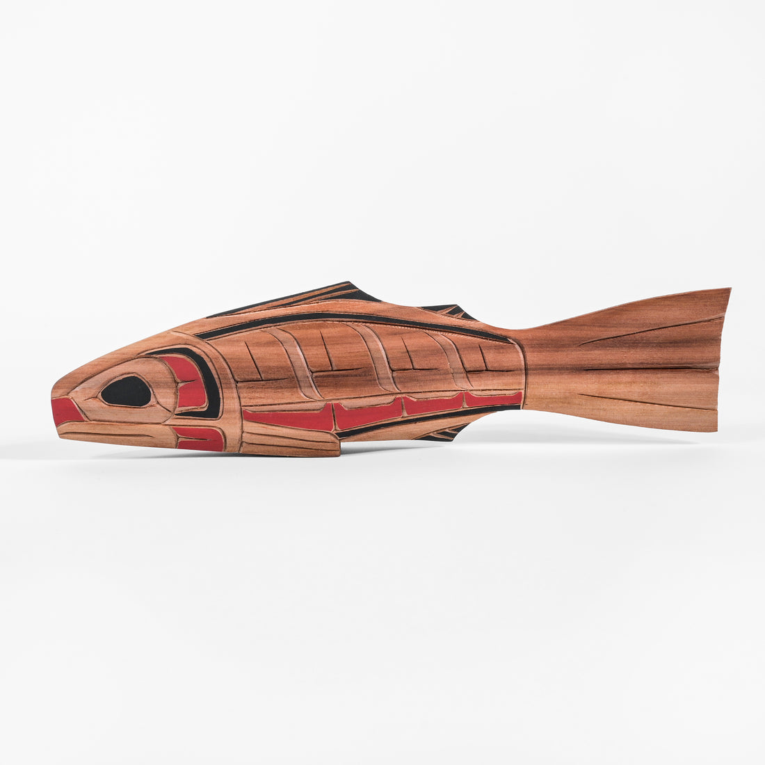 Salmon - Red Cedar Sculpture