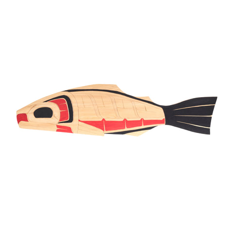 Salmon - Yellow Cedar Carving