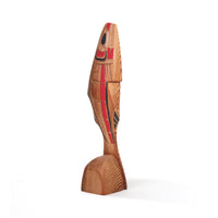 Salmon - Red Cedar Sculpture