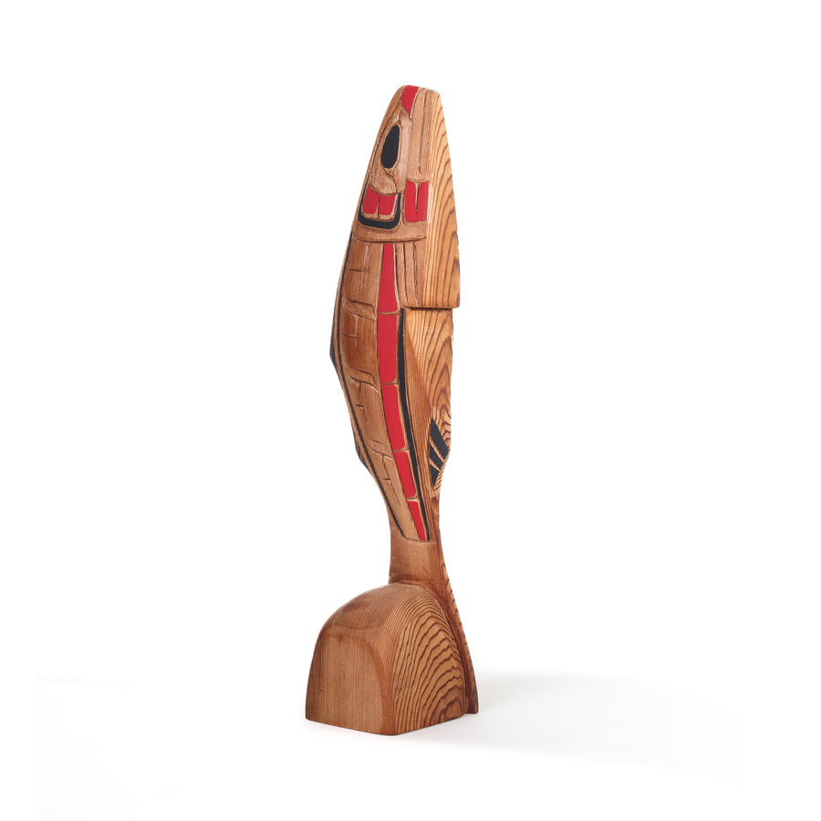 Salmon - Red Cedar Sculpture