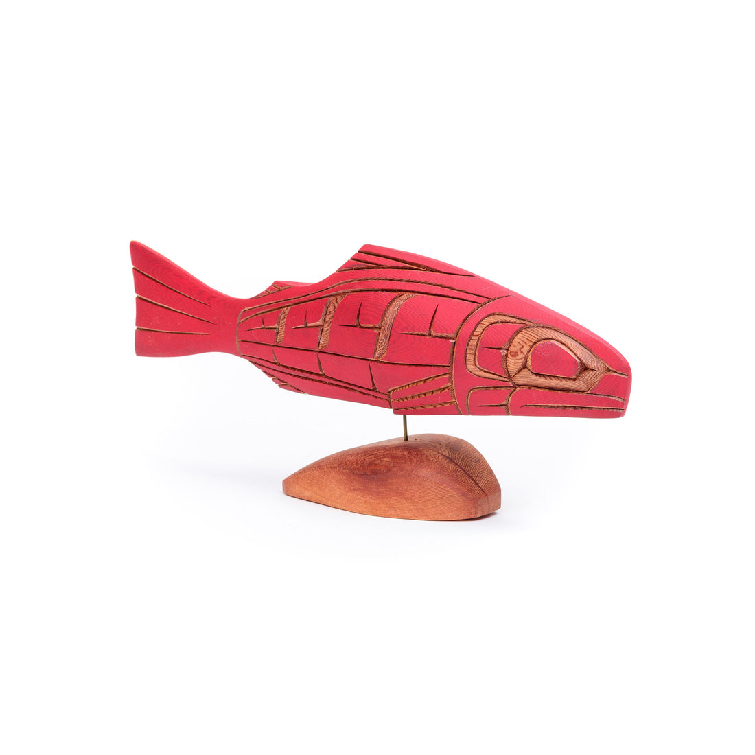 Salmon - Red Cedar Sculpture