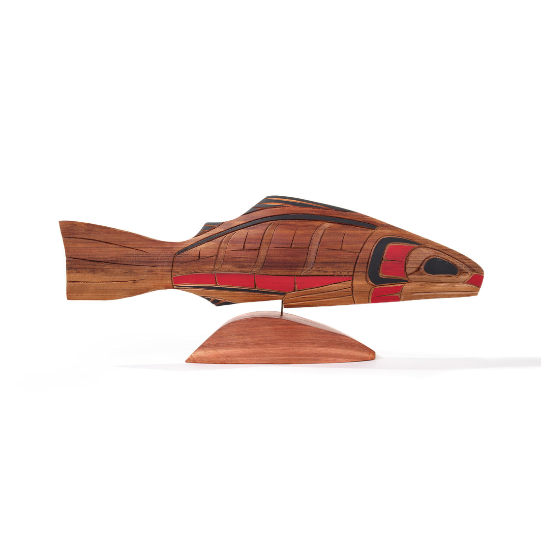 Salmon - Red Cedar Sculpture