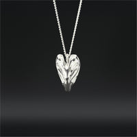 Eagle - Silver Pendant with Cultured Diamonds